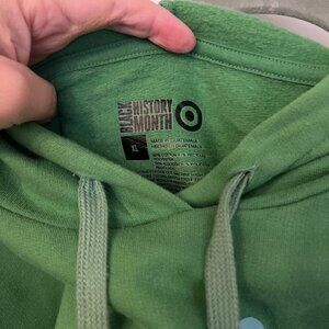 XL Black History Month Target collection  green hoodie